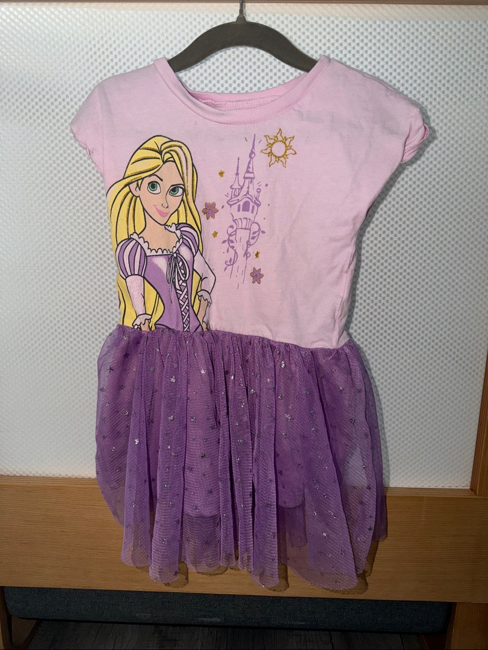 Rapunzel Graphic Tutu Dress - Pink & Purple